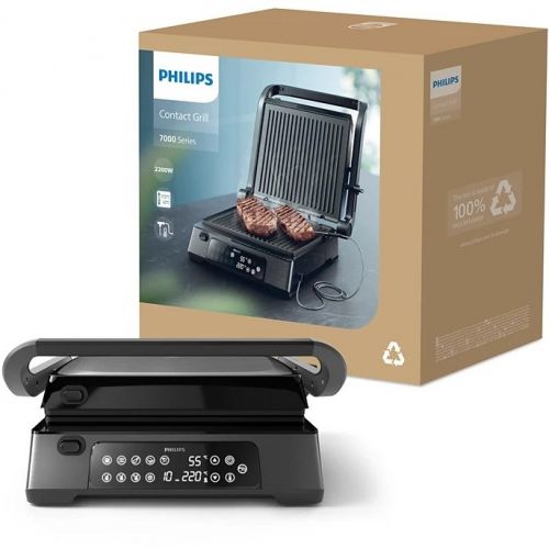 گچین مال  - گریل و ساندویچ ساز فیلیپس مدل HD6307/70 با بدنه پلاستیک